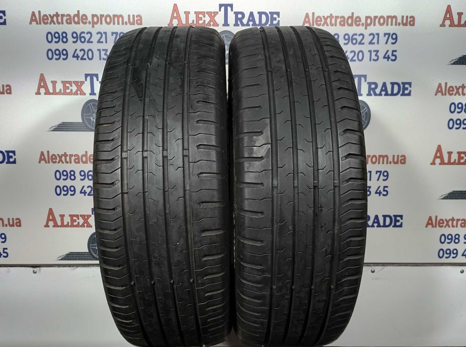 2 шт. 205/60 R16 Continental ContiEcoContact 5 літні шини вживані,