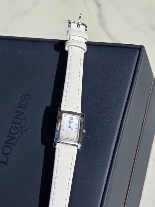 Longines DolceVita z 11 diamentami oraz tarczą perłową - jak NOWY!