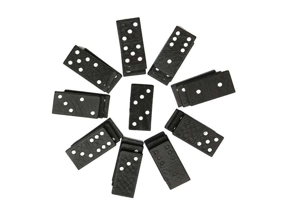 Klasyczne domino drewniane 28 elementów gra towarzyska