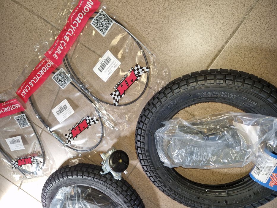 Nowy zestaw naprawczy Romet motorynka gaznik opony detki linki