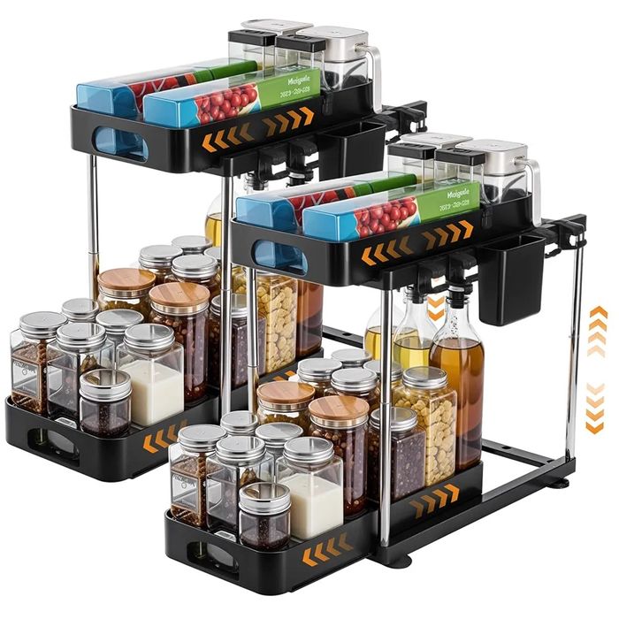 Organizer do szafki Kuchnia łazienka podwójna Szuflada