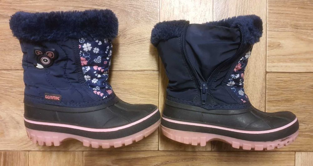 buty dziecięce (4), zimowe, śniegowce, rozmiar 28