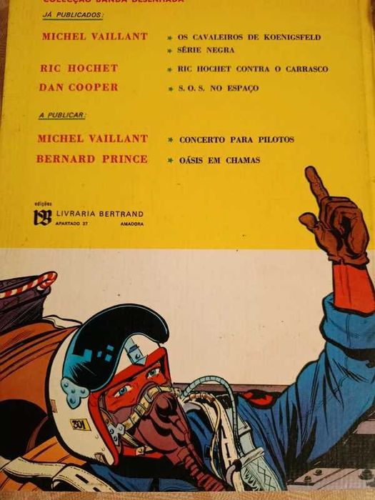 SOS no espaço, Dan Cooper, A. Weinberg, livro, banda desenhada