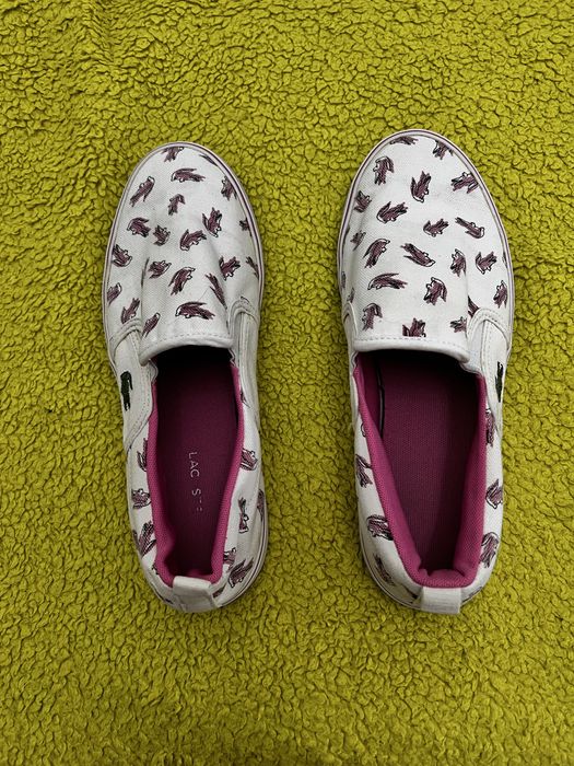 Lacoste biale 37