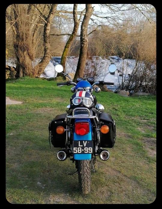 Honda 125 cc twin 1977 35.000 km original