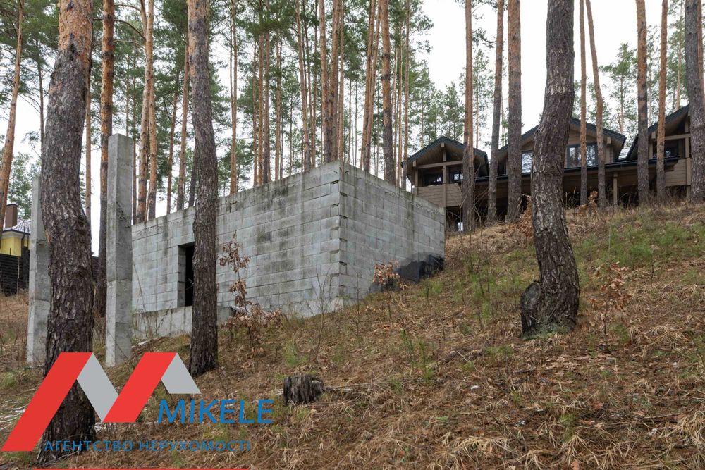 Без% Котедж з брусу Хонка 510 м2, ділянка 63 сот., смт. Глеваха