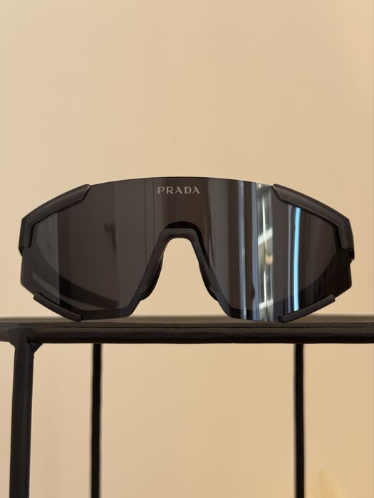 Окуляри PRADA LINEA ROSSA сонцезахисні 1:1 оригінал преміум якість спорт чорні чоловічі жіночі унісекс прада