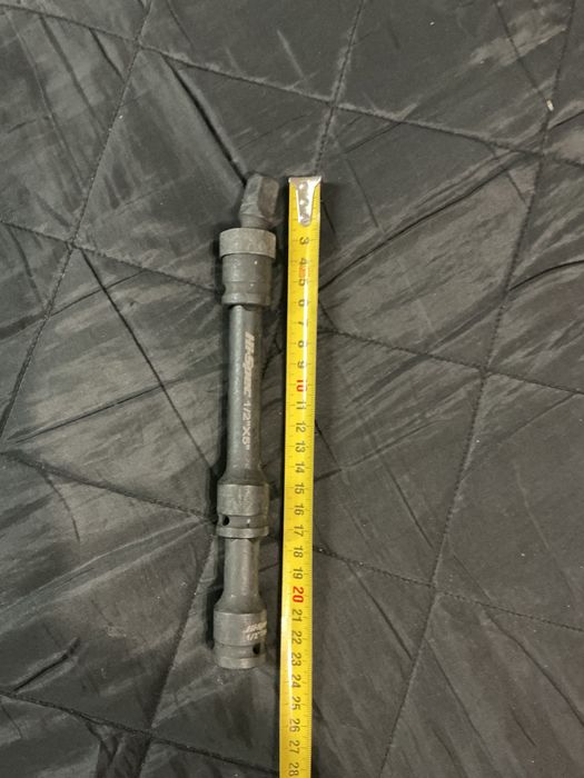 Набор ударных удлинителей 1/2" Hi-Spec + кардан (3 предмета) / Удлинители для гайковерта