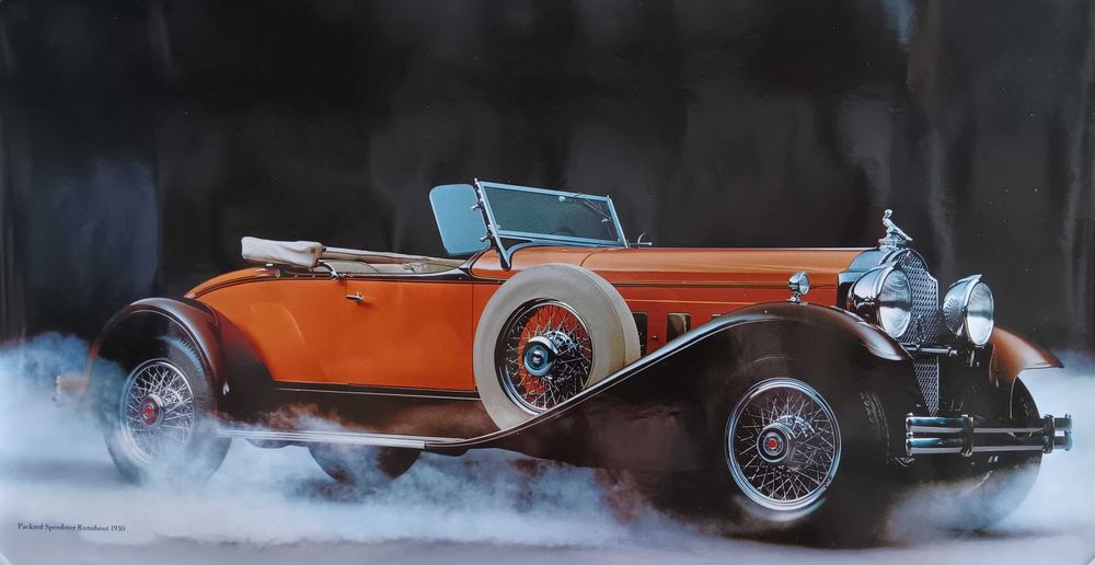 "Packard Speedter Runabout 1930" - Litografia antiga