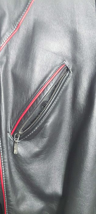 Kórtka męska skórzana prawdziwa skóra !