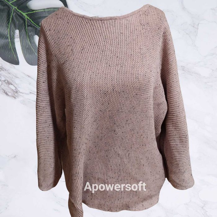 H&M sweter oversize melanż