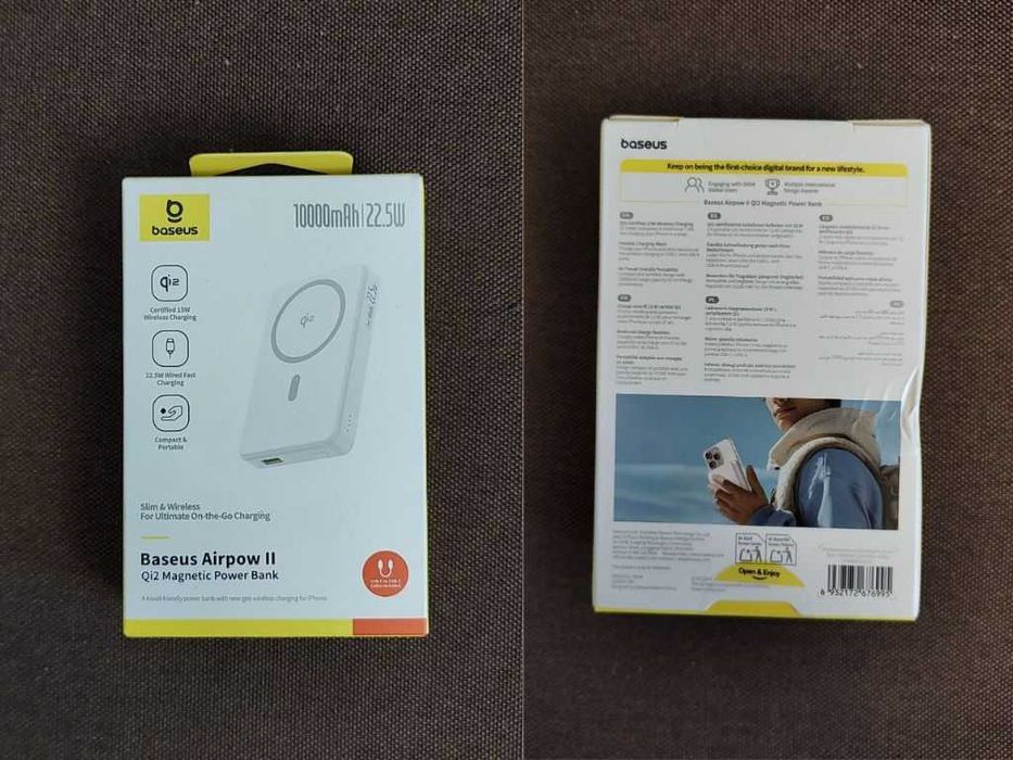 Повербанк Baseus Airpow 2 10000mAh | Essager Magnetic KR-W002 5000mAh
