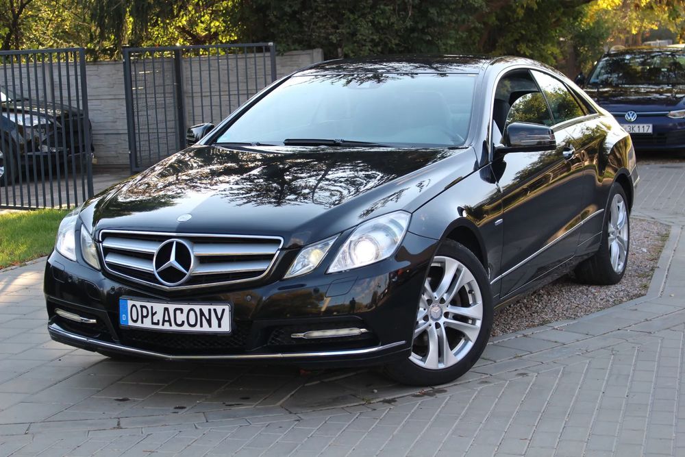 Mercedes-Benz Klasa E Piękna E-klasa COUPE_1.8_benzyna_2010rok_2xALUFELGI_XENON_PDC_LED