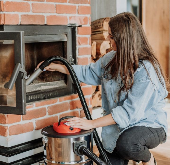 ODKURZACZ PRZEMYSŁOWY do popiołu kominka gruzu 2000 W TURBO MOCNY