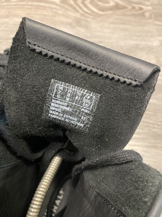 Clarks originals Черевики шкіряні 41 розмір Чоловічі Ботинки Чорні