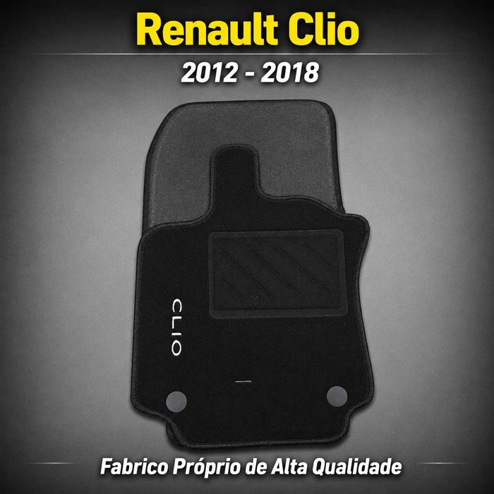 4 Tapetes Renault Megane / Clio 4 e Clio 5