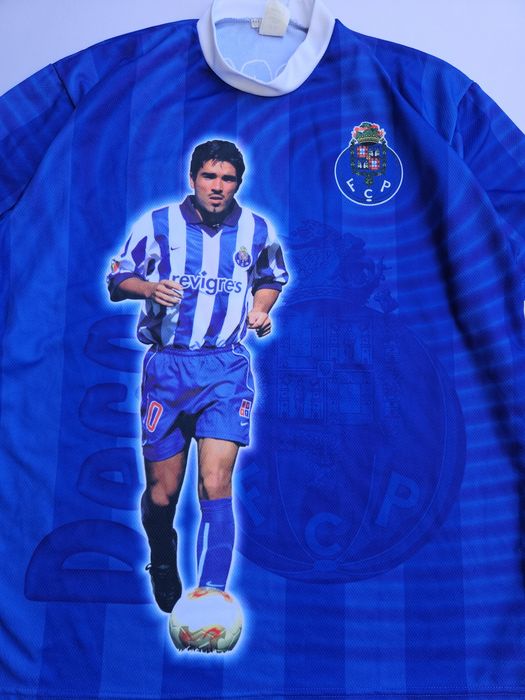 Vintage FC Porto Deco Graphic Football Shirt - Made in Italy