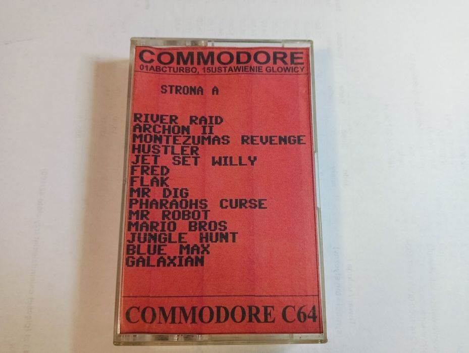 Gry na kasecie Commodore C 64
