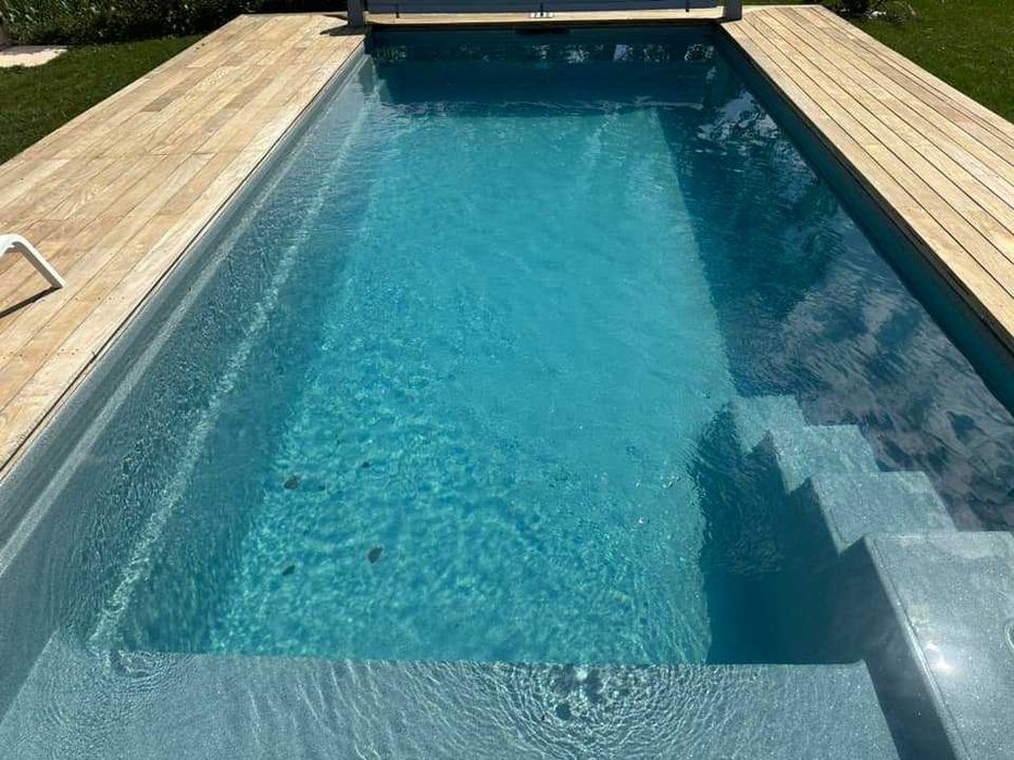 Basen ceramiczno-karbonowy 6,0x3,0x1,45m DOŻYWOTNIA GWARANC bez betonu