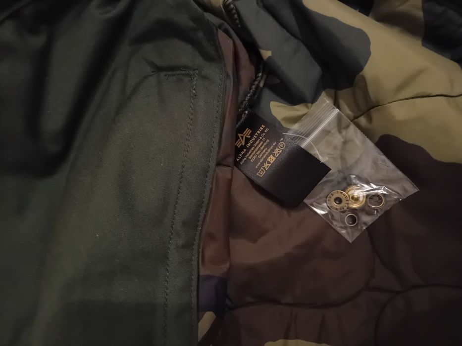 Alpha industries kurtka męska moro duża 2xl xxl jak 3xl loose fit