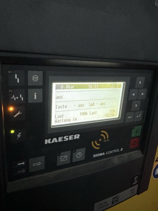 Компресор 9кВт, 1,6м3, 8бар Kaeser AIRCENTER SM 16 винтовой