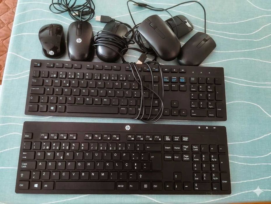 Conjunto de teclados e rato - 20eur