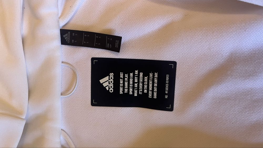 Casaco Branco Adidas Homem