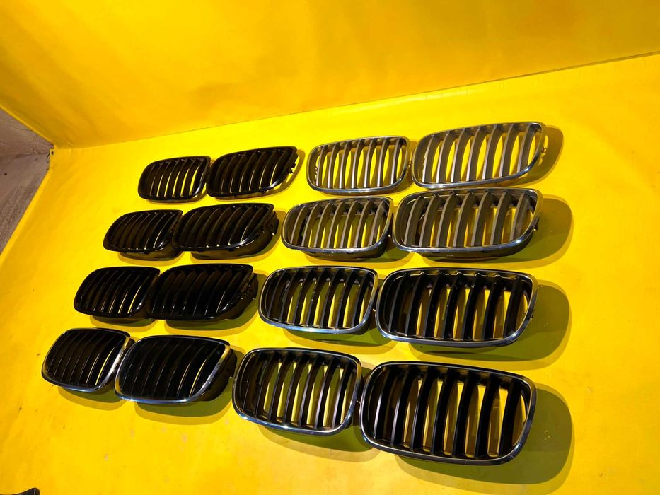 Ноздри BMW X5 E70 X6 E71 Передние решетки БМВ Х5 Е70 Решітки капота
