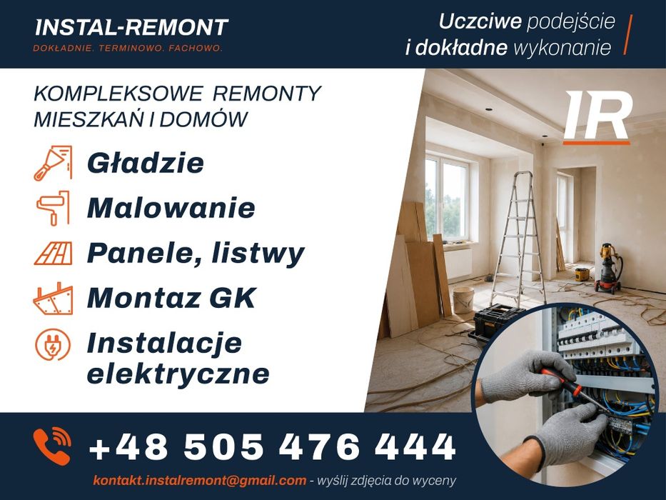Remonty i wykończenia – Łódź