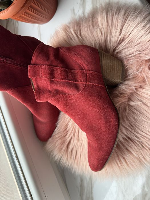 Замшеві козачки NEXT 38 р