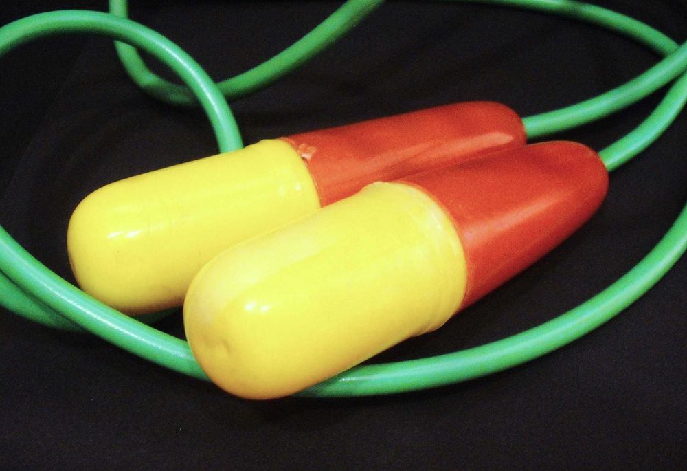 Corda de saltar antiga de fabrico Português - desconheço fabricante -