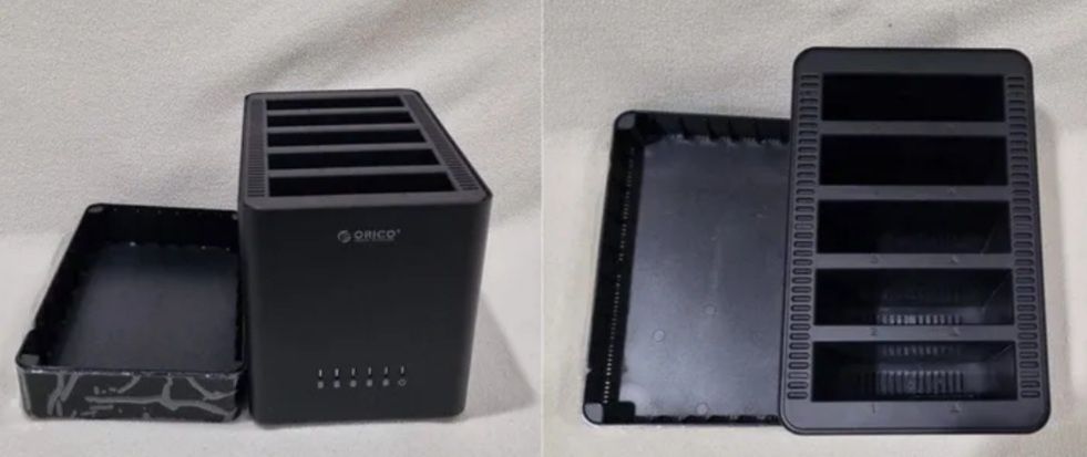 Gabinete para disco rígido ORICO, um espaçoso modelo de 5 baias (DS500C3)