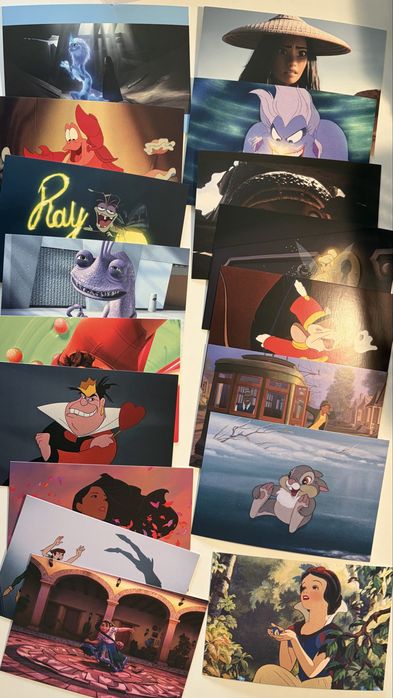 45 postais temáticos da Disney