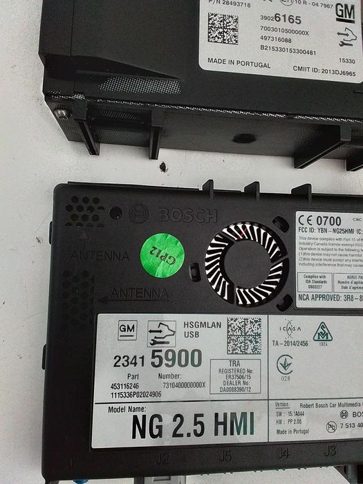 23415900 39026165 moduł nawigacji silverbox ng 2,5 hmi opel insignia