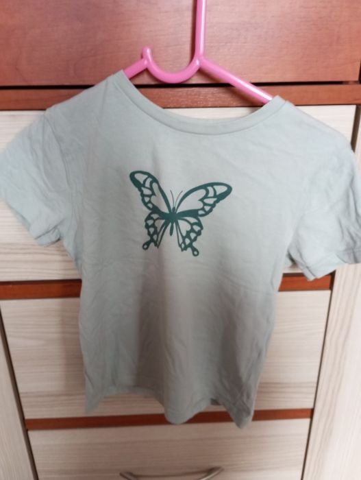 Bluzka krótki rękaw hm 98/104 dziewczynka