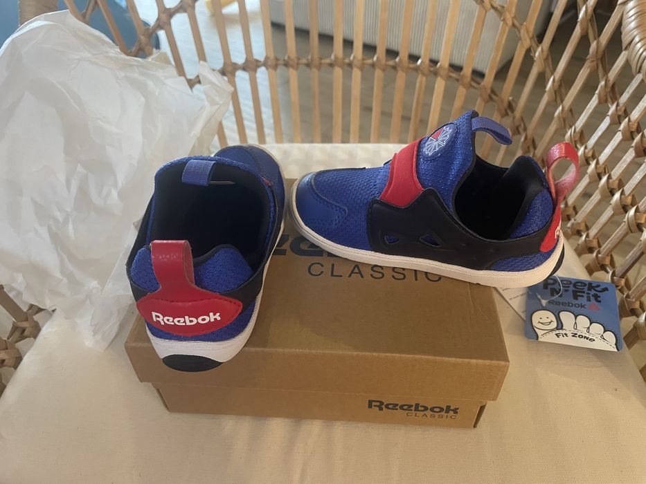 Buciki buty wsuwane adidasy Reebok 23,5 13cm