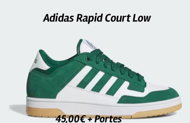 Adidas Rapid Court Low Originais