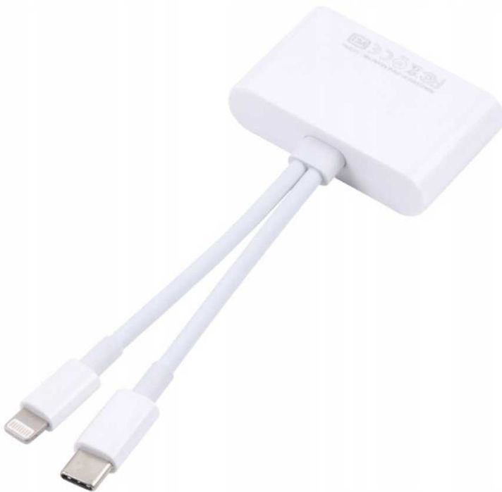 Czytnik kart 3W1 Lighting Usb C do Sd/Tf/Usb