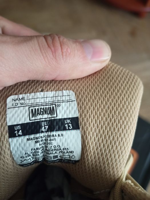 Берци, взуття, Magnum, 47 розмір