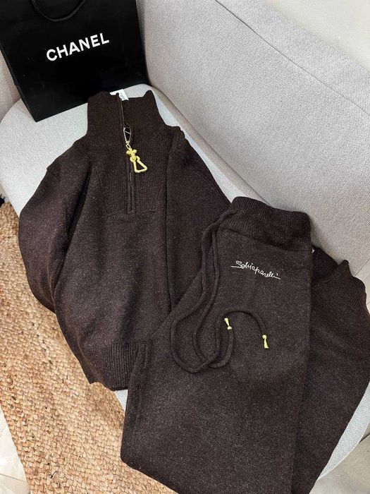 Теплий в’язаний костюм Schiaparelli / Костюм жіночий Скіапареллі