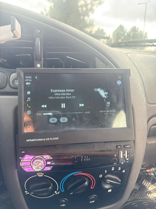 Autoradio 1din retratil