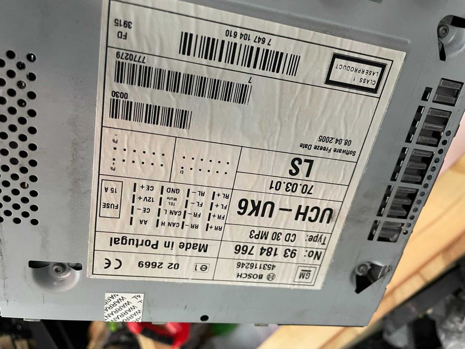Opel Meriva Radio CD Fabryczne stan bdb z kodem