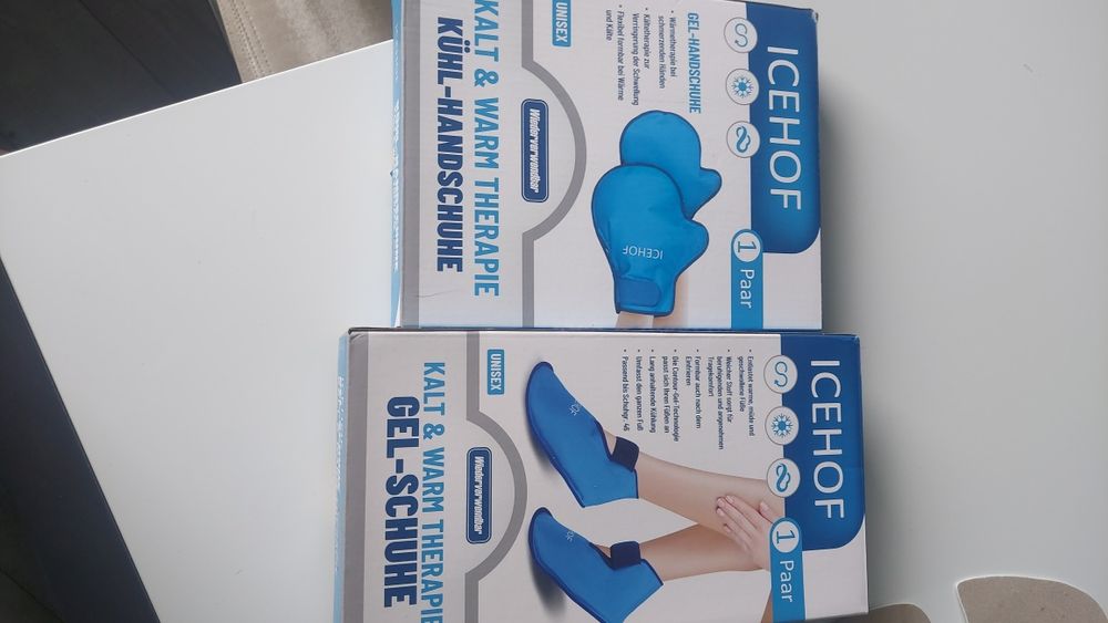 Rękawice I buty żelowe chłodzące