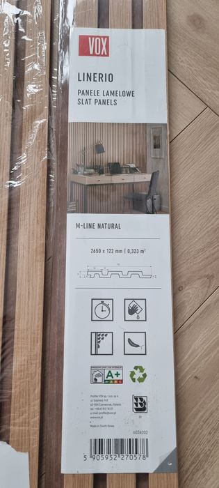 Panele lamelowe M-line Natural