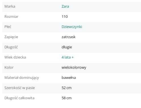 jeansy 110 zara girls nowe