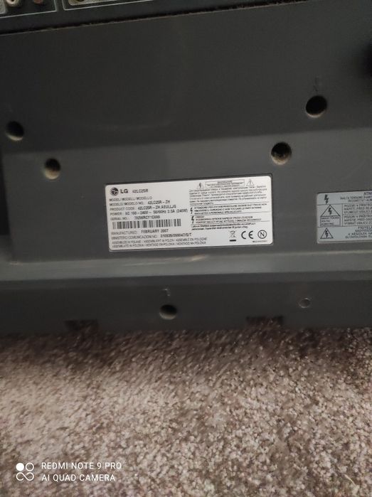 Телевізор LG 42L25R