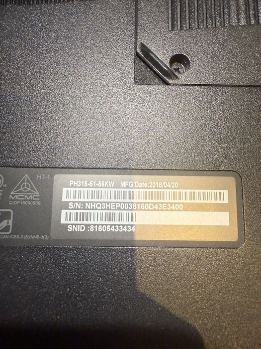 Laptop predator helios 300