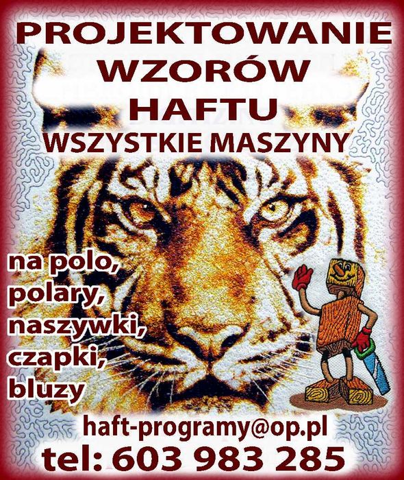 Projektowanie Wzorów Haftu Komputerowego do Hafciarek Haft Programy do maszyn hafciarskich mechanik