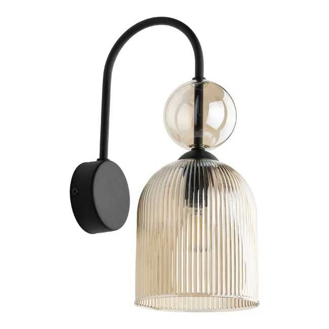Kinkiet TK Lighting SOPHIA COGNAC 11140 – czarny / koniak - 2szt