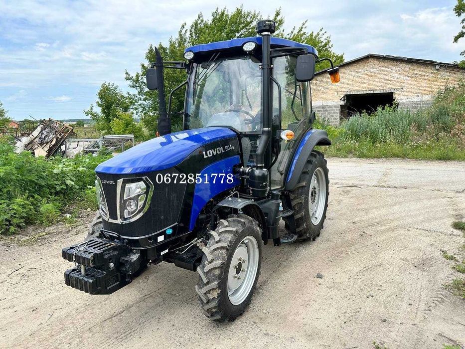 Міні-Трактор Foton-Lovol FT 504 CNC з виносним важелем Великі колеса